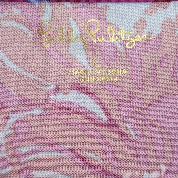 Lilly Pulitzer | ChillyLilly Braedyn UPF50+ Burgundy Blue Floral Shift Dress - Picture 5 of 8